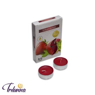 Vela Rechaud 6un - Strawberry