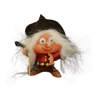 Bruxa Grizza 14cm Vermelha