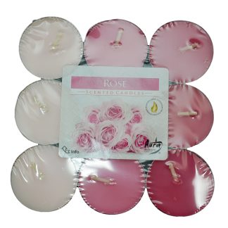 Vela C/18 Rose Aromatica Rechaud