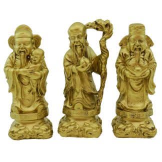 Estatuetas 10cm Sábios Chineses - 3pç