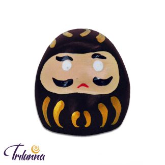Daruma 3,5cm - Preto