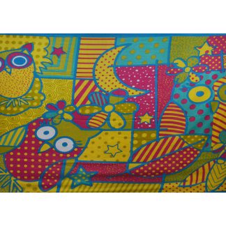 Canga 100x60cm Coruja Romero Britto 2
