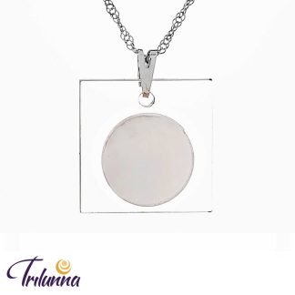 Gargantilha Refletor Energias 22mm Prata