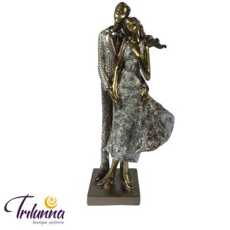 Estatueta Decoraativa 27Cm Casal Dançante
