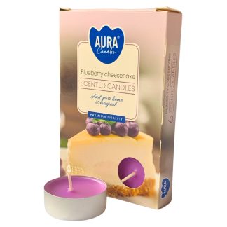 Vela Rechaud 6un - Blueberry Cheesecake