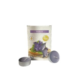 Vela Rechaud 6un - Violet