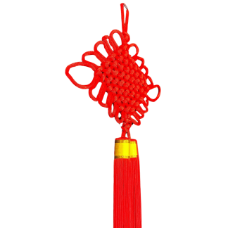 Nó Chinês De Tecido