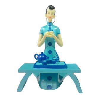 Chinesa - Hora Do Chá 21cm Azul