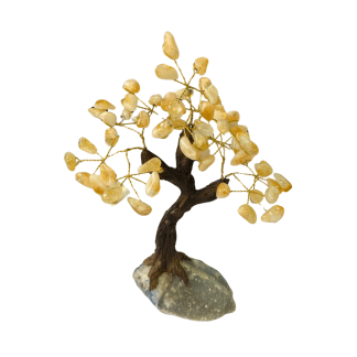 Arvore de Pedras 30cm Citrino