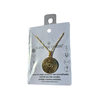 Gargantilha Hécate Strophalos 22mm Dourada