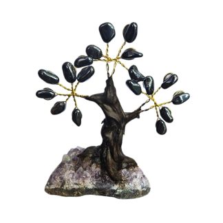 Árvore de Pedras Mini 12cm Hematita