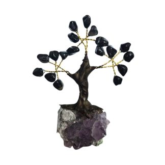 Árvore De Pedra Mini 12cm Ônix