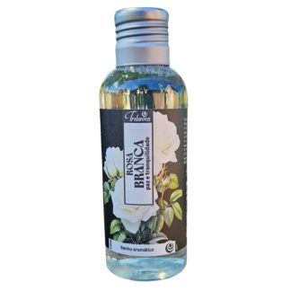 Banho Aromático Premium Trilunna 120ml Rosa Branca