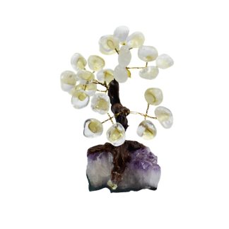 Árvore 15cm Pedra Cristal