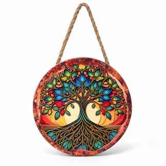 Mandala Arvore Da Vida Porcelana Mod E