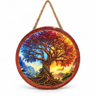 Mandala Arvore Da Vida Porcelana Mod F