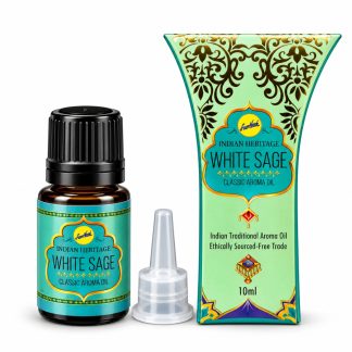 Óleo Aromático Sree Vani Indian Heritage White Sage 10ml