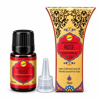 Óleo Aromático Sree Vani Indian Heritage Rose 10ml