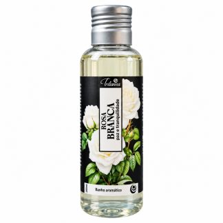 Banho Aromático Premium Trilunna 120ml Rosa Branca