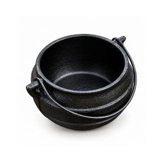 Caldeirão De Ferro S/Tripé - C/Alça - 0,6L - 12,5Cm