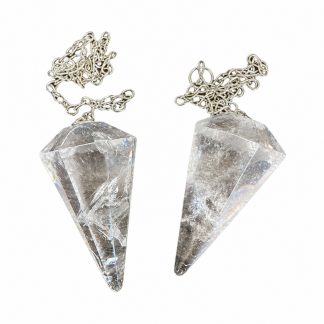 Pêndulo De Pedra Cristal - 2pç